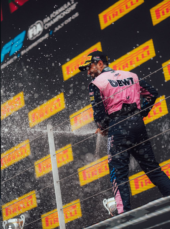 F2: Kush Maini finishes 3rd at Silverstone F2 race