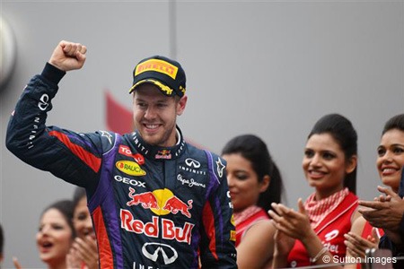 Vettel seals title with victory in India