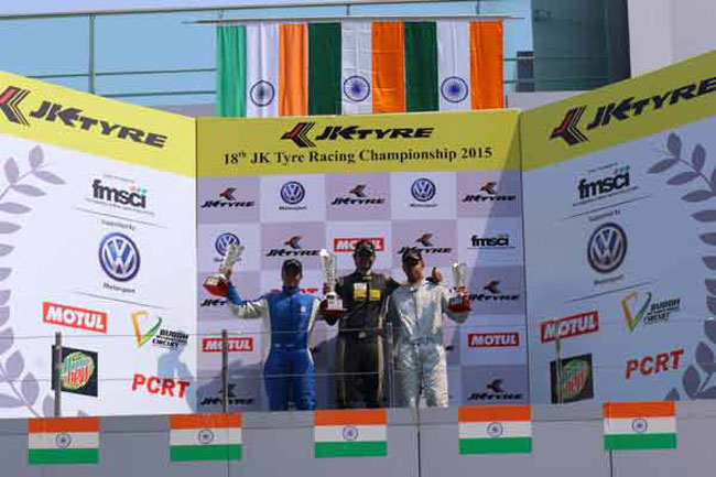 JK Tyre Racing Championship 2015 round 3 day 1